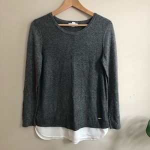 Grey Calvin Klein Sweater Top